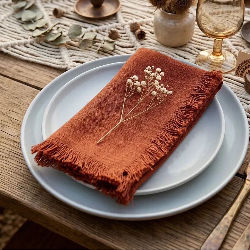 Serviette de Table Boho Moderne