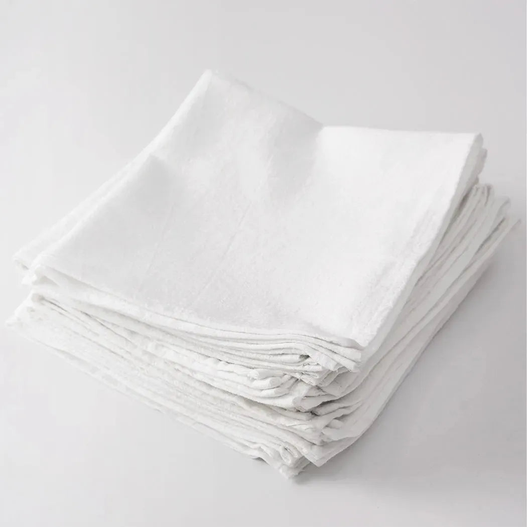 Serviette de Table Carré Blanc1