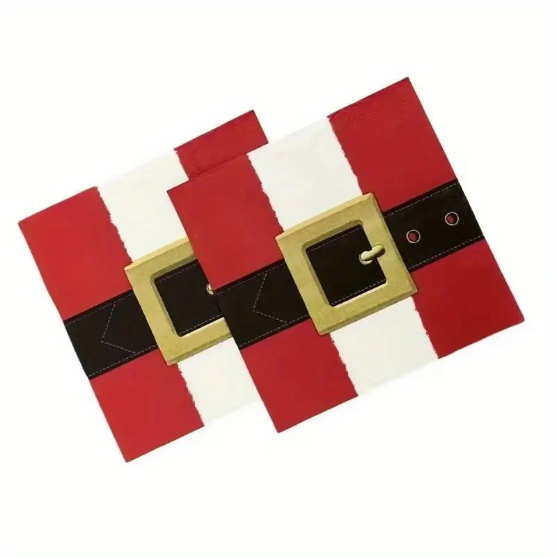 Serviette en Papier Ceinture Père Noël Traditionnel