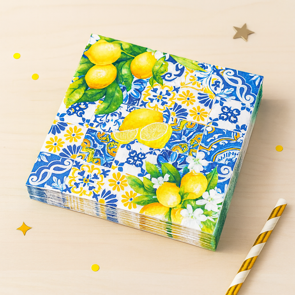 Serviette en Papier Citron