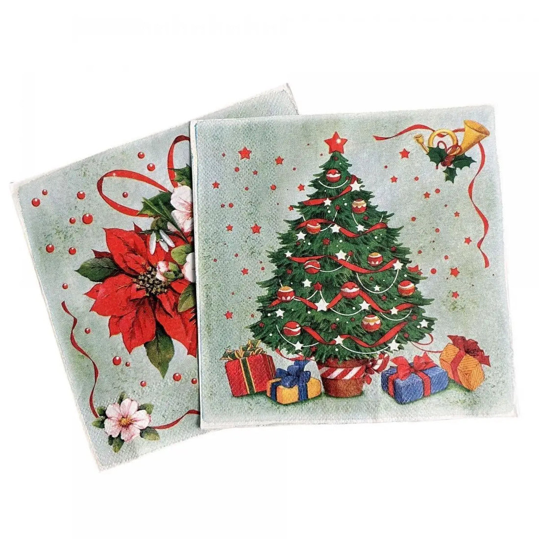 Serviette en Papier Motifs Noël Traditionnel