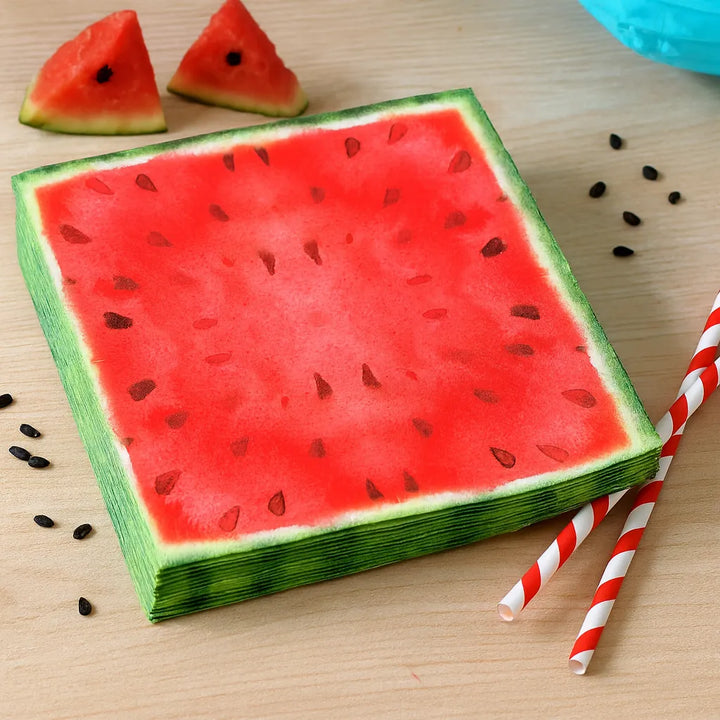 Serviette en Papier Pastèque 1