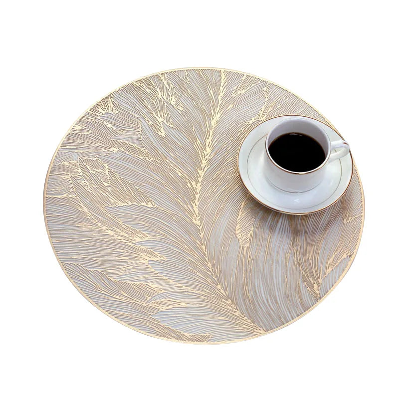 Set De Table Rond Mariage Raffiné Chic