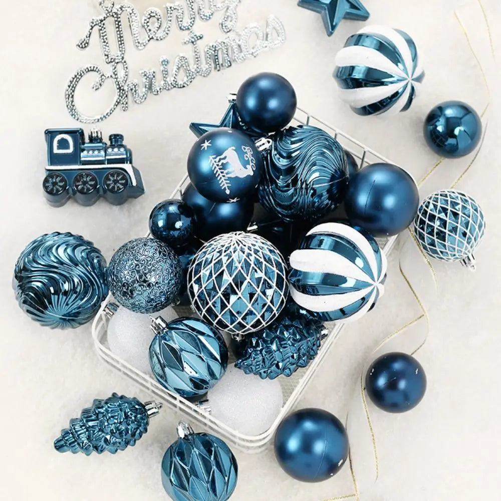 Set de Boules Bleus Élégantes Plastiques 