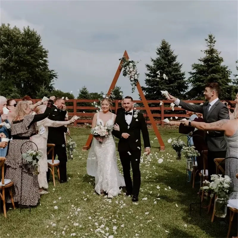 Set de Cornets à Pétales Blanc romantique