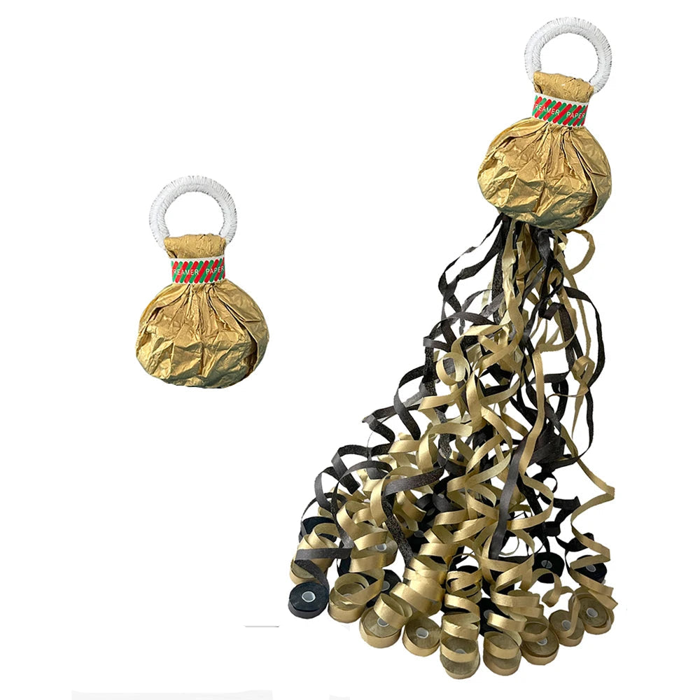 Set de Lanceur Serpentins Dorés Elégant