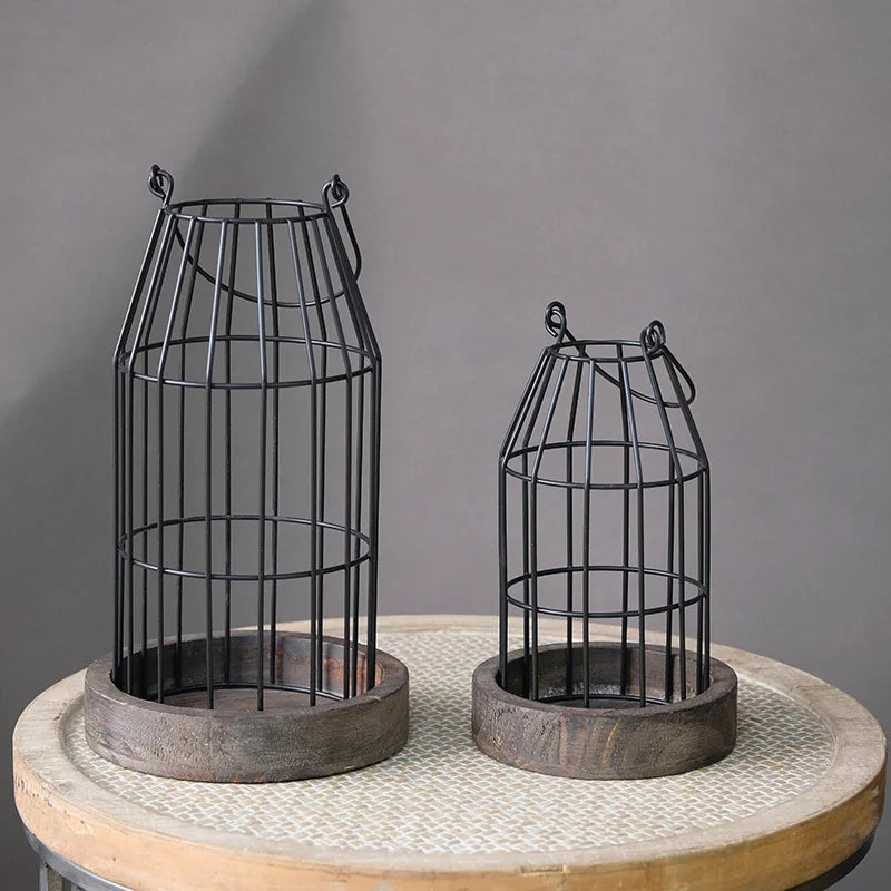 Set de Lanternes en Fer Chic