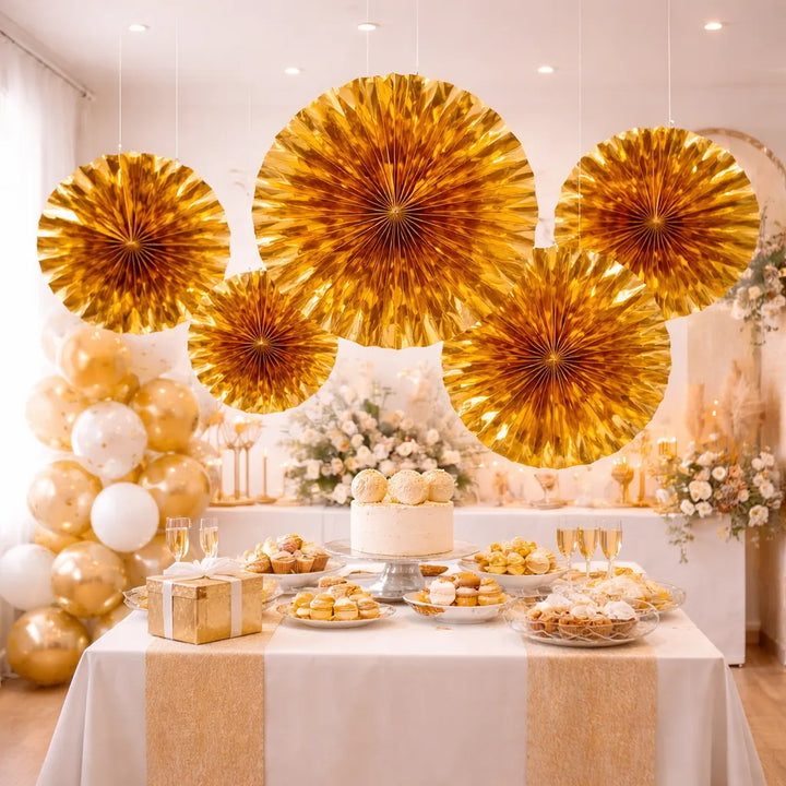 Set de Rosaces Dorées 