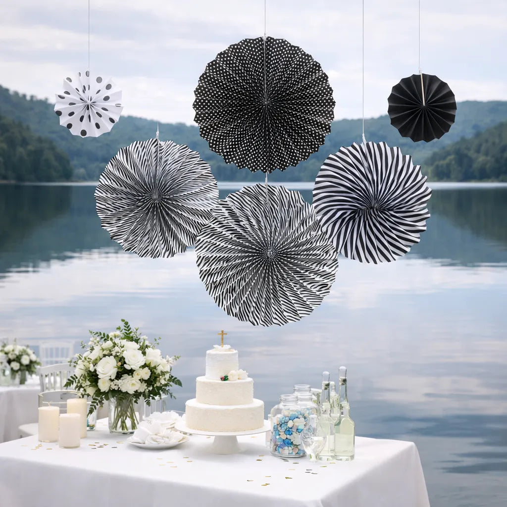 Set de Rosaces Noir et Blanc Original