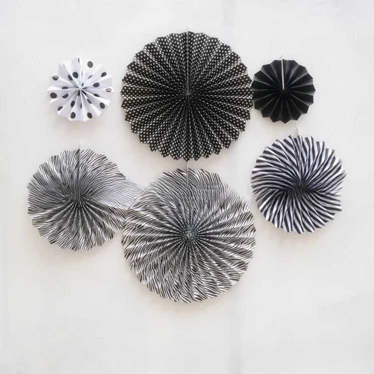 Set de Rosaces Noir et Blanc classe