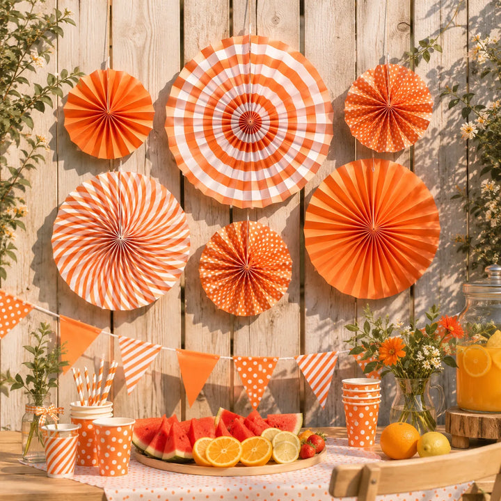 Set de Rosaces Oranges