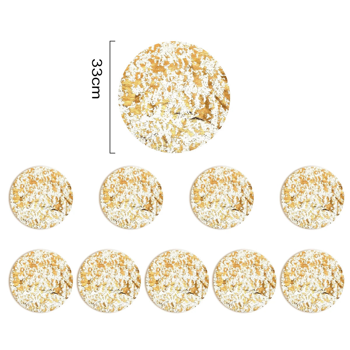 Set de Table Doré Noël