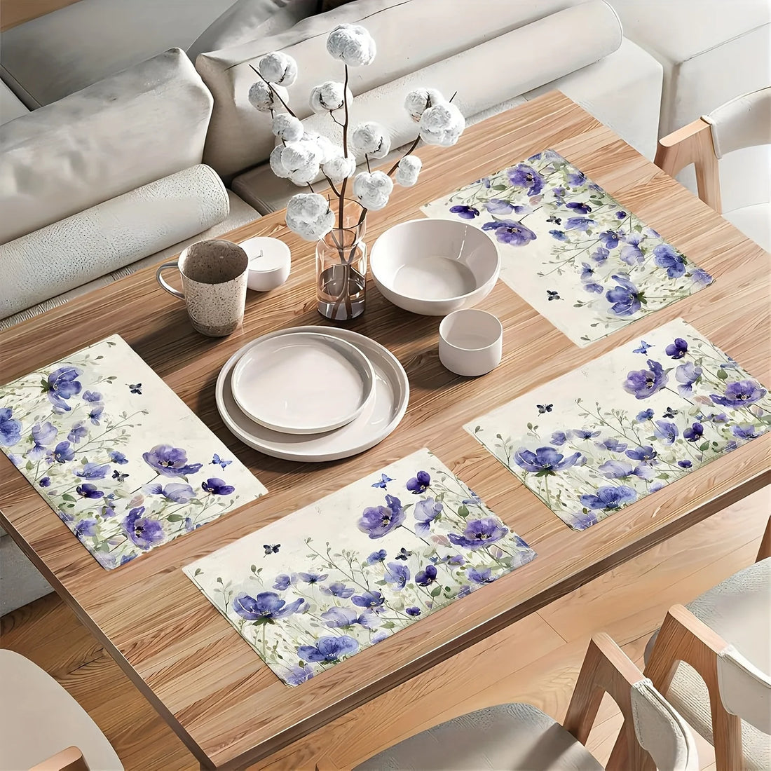 Set de Table Fleuri tropical