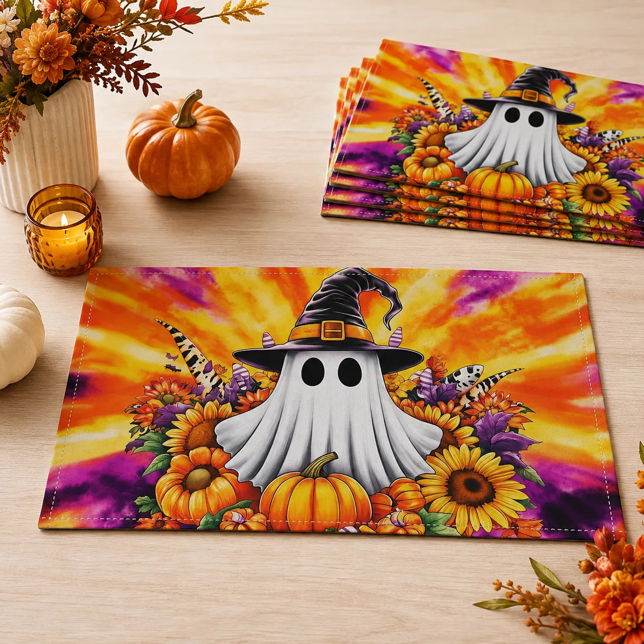 Set de Table Halloween Coloré Pratique