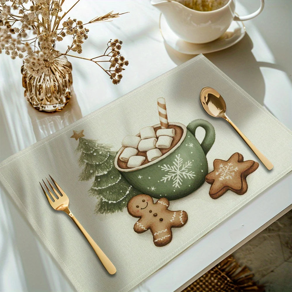 Set de Table Lavable Noël