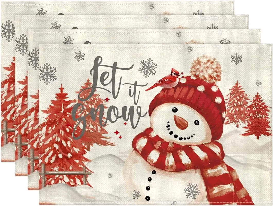 Set de Table Let it Snow Unique