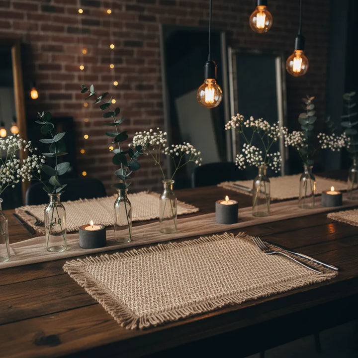 Set de Table Mariage Boho Design