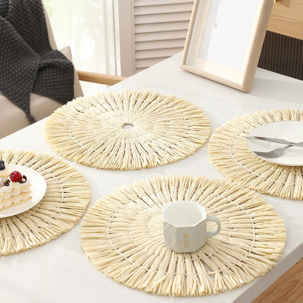 Set de Table Mariage Créatif Tissé Elégant