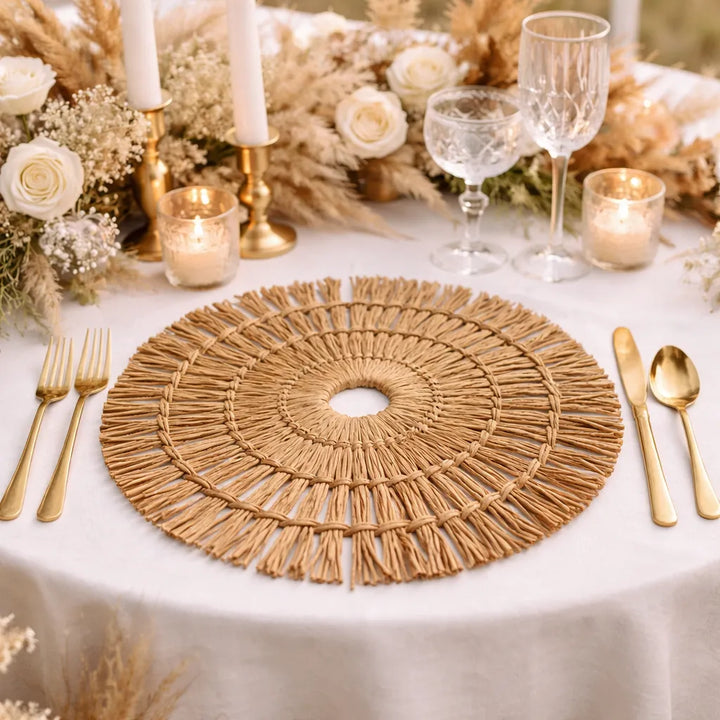 Set de Table Mariage à Pampilles