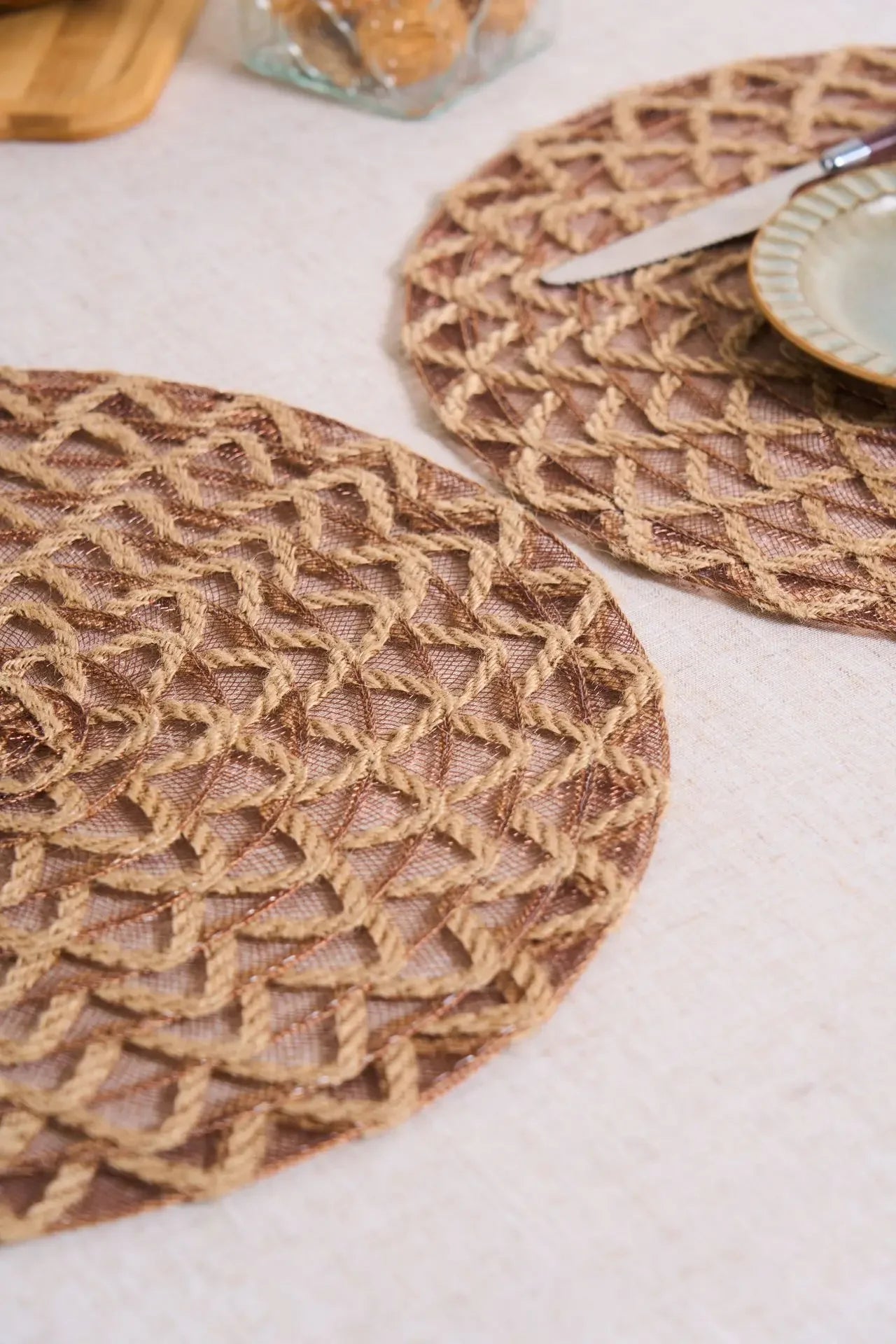 Set de Table Mariage Rosace Elégant