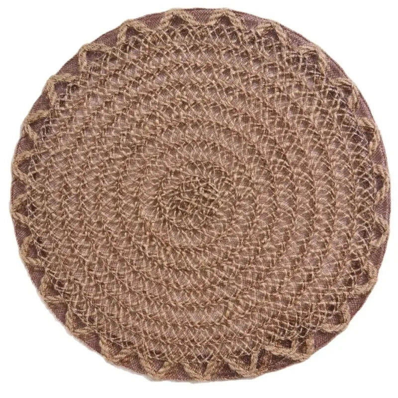 Set de Table Mariage en Jute Naturel Minimaliste
