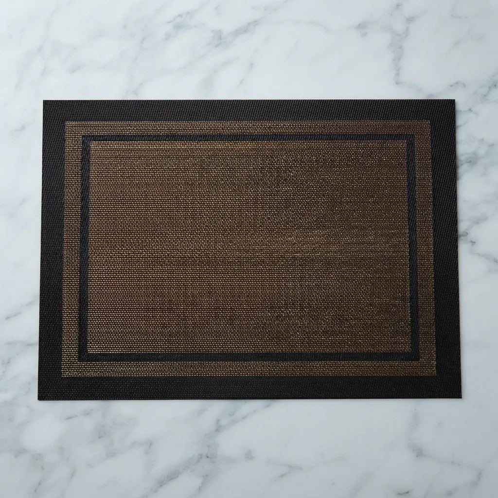 Set de Table Marron Elégant Minimaliste