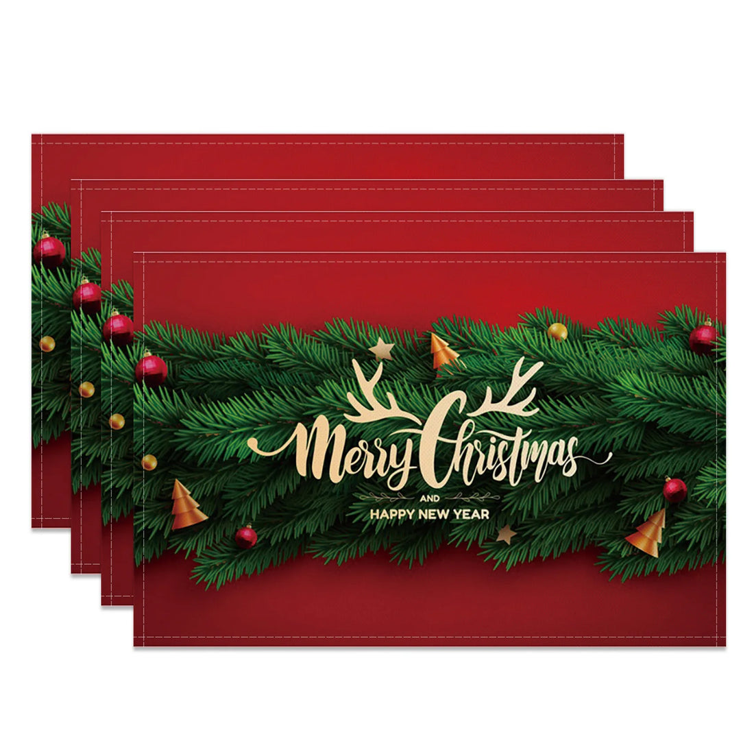 Set de Table Merry Christmas Design