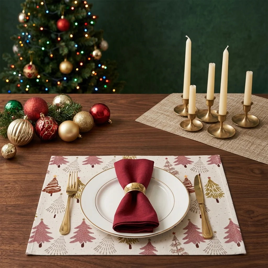 Set de Table Moderne à Sapin élégant 