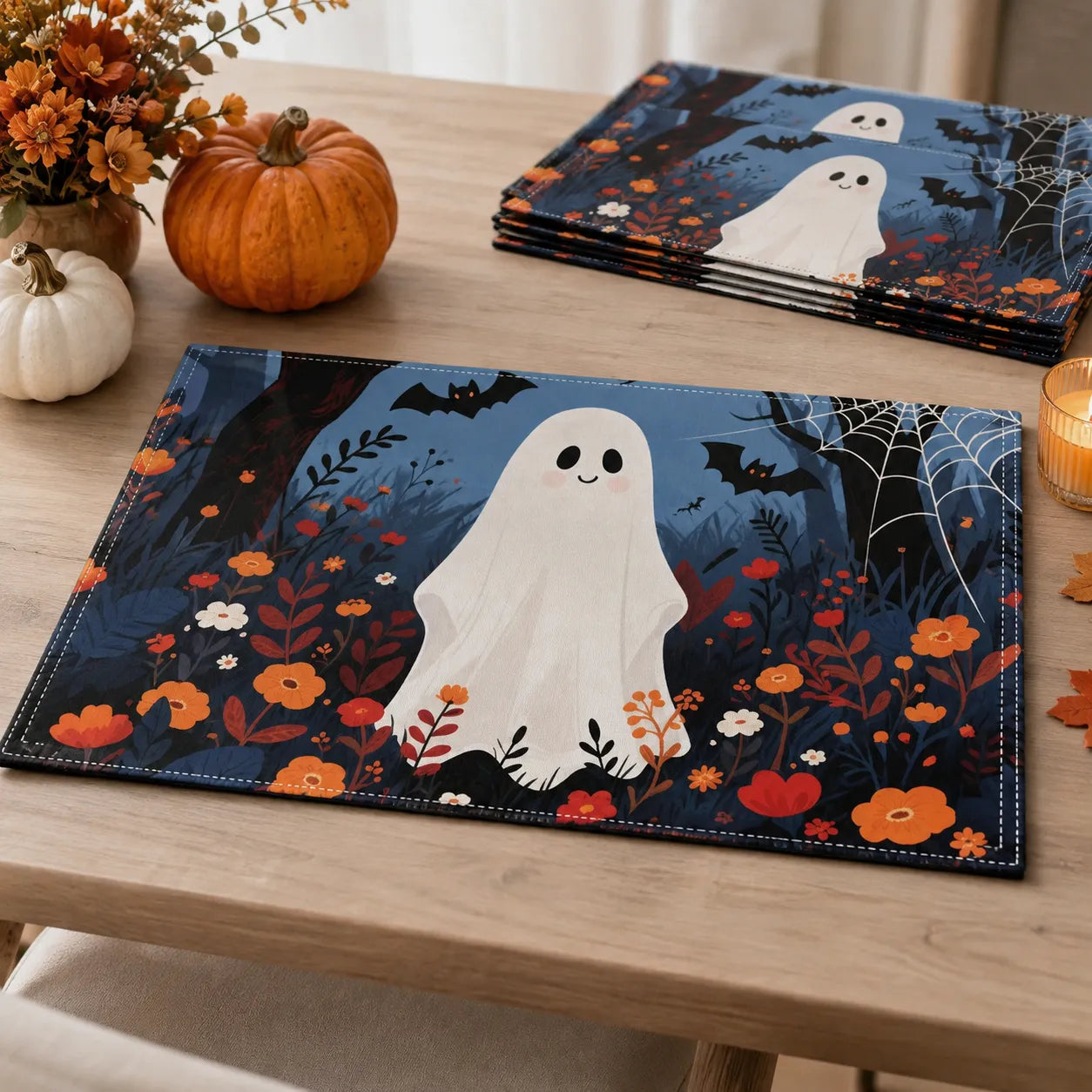 Set de Table Motifs Fantôme Pratique