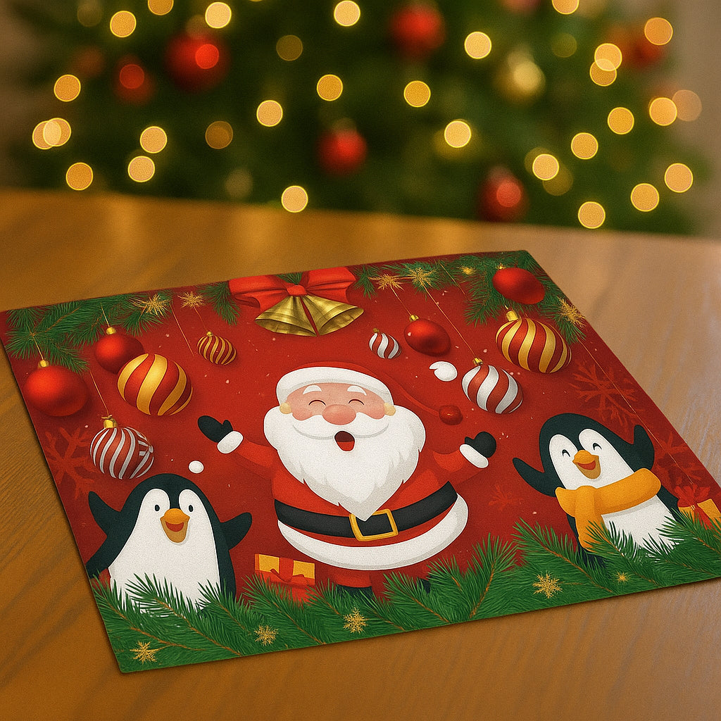 Set de Table Noël Rouge et Vert stylé