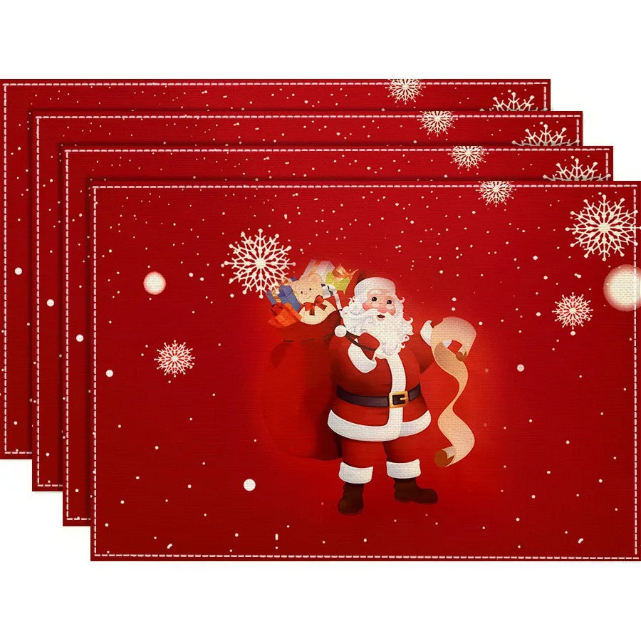 Set de Table Rouge Féérique