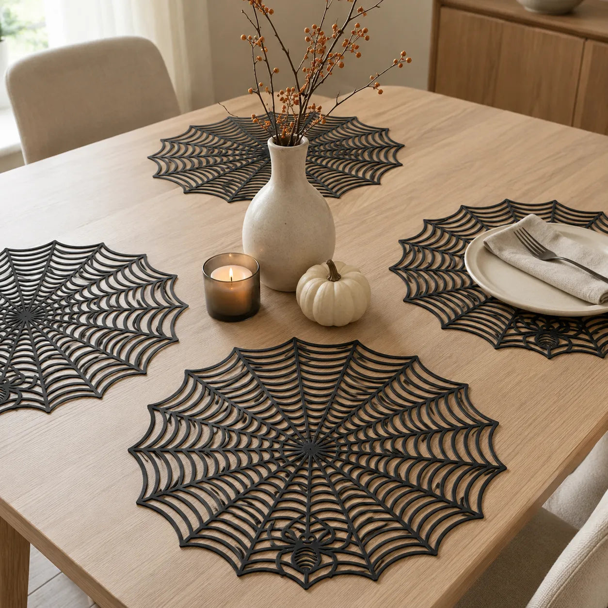 Set de Table Toile d’Araignée Pratique