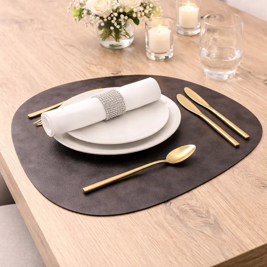 Set de Table en Cuir Elégant moderne