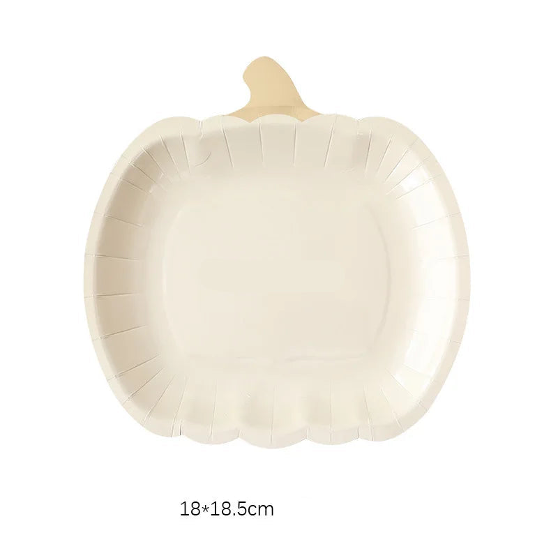 Assiette Blanche  Citrouille