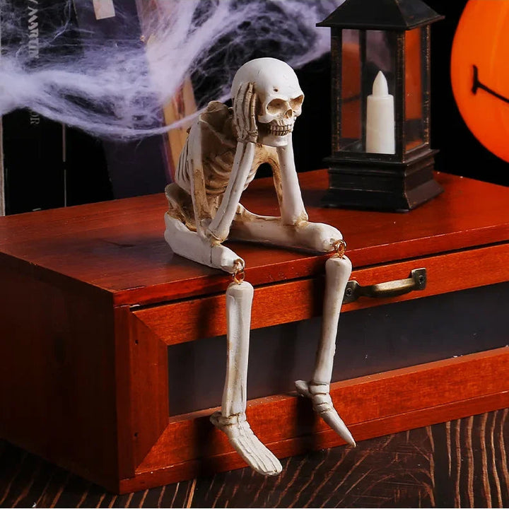 Lot 115 Mini Squelettes, Araignées & Os Lumineux – Décorations Halloween Suspendues Effrayantes Et Fun