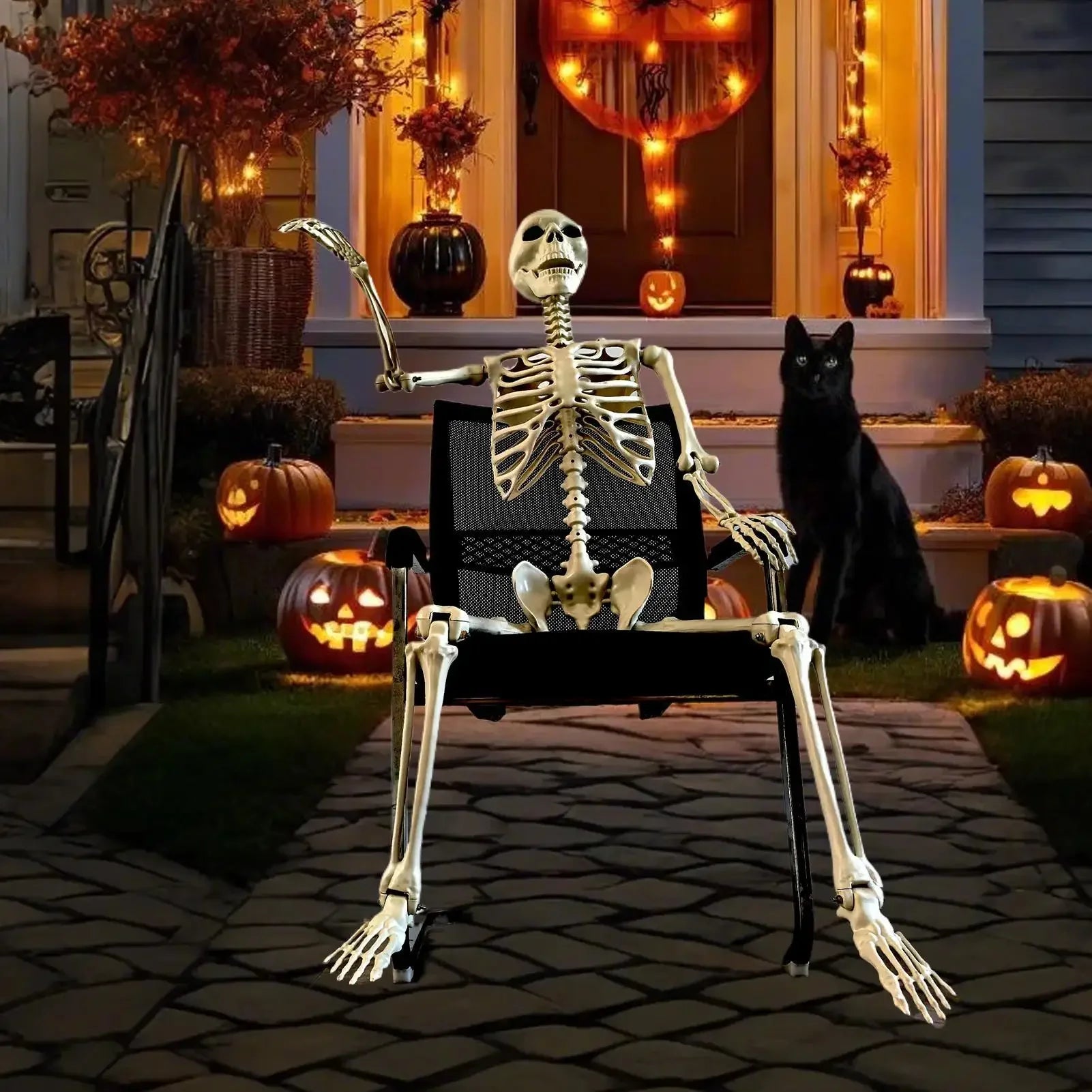 Squelette Halloween Réaliste Design
