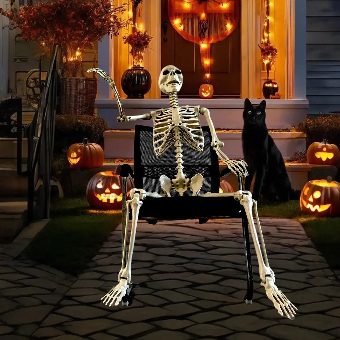 Squelette Halloween Réaliste Design
