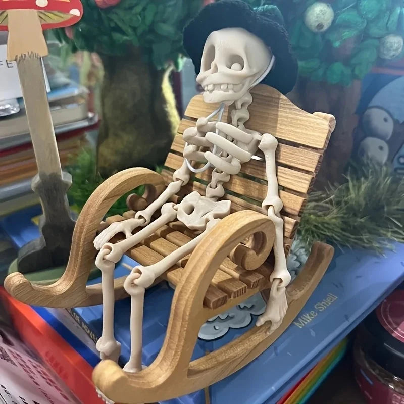 Squelette Magnétique Déco Halloween Ludique