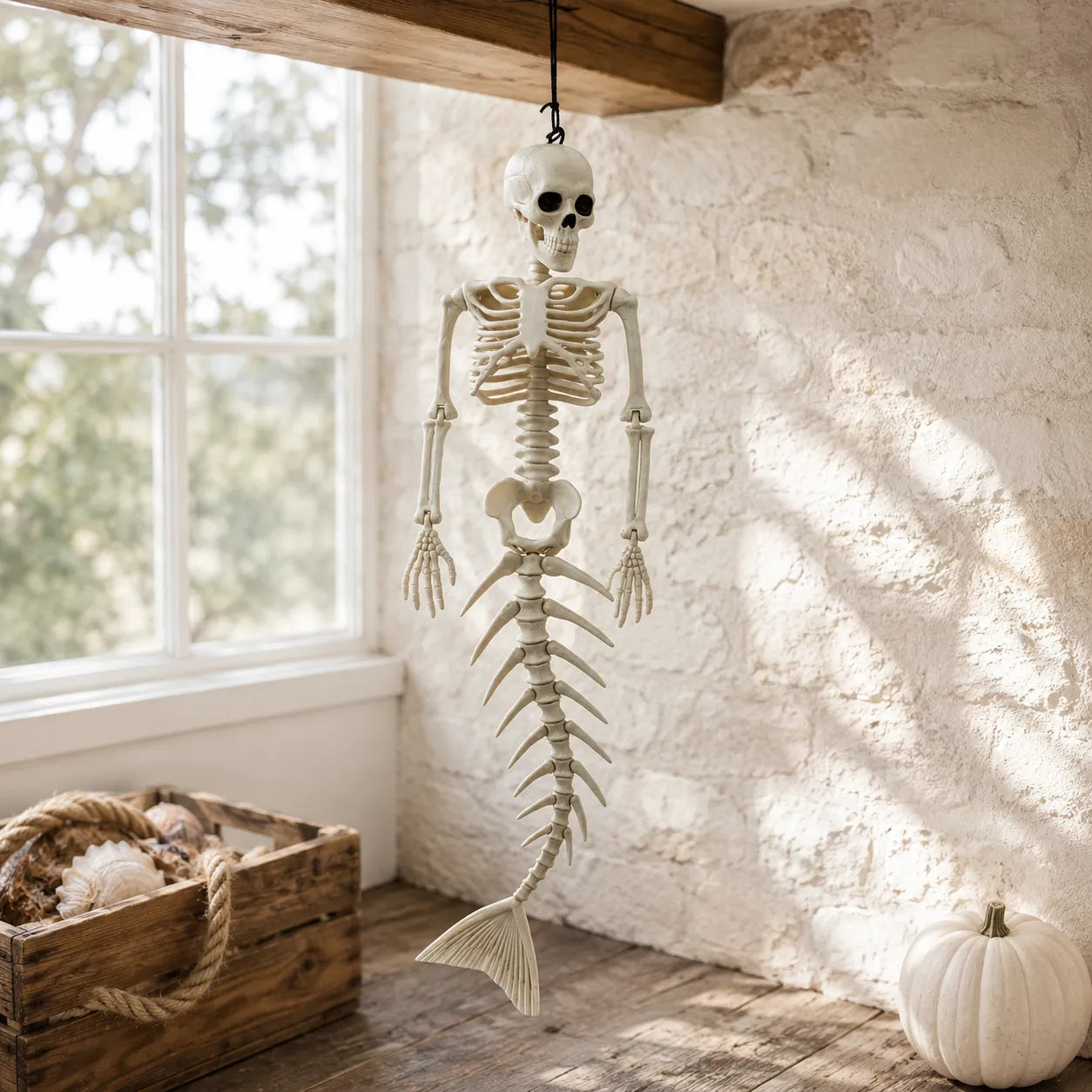 Squelette de Sirène Halloween Design