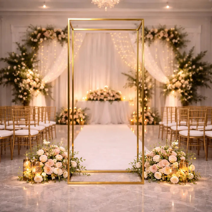 Support Arc Décoratif Mariage Elégant