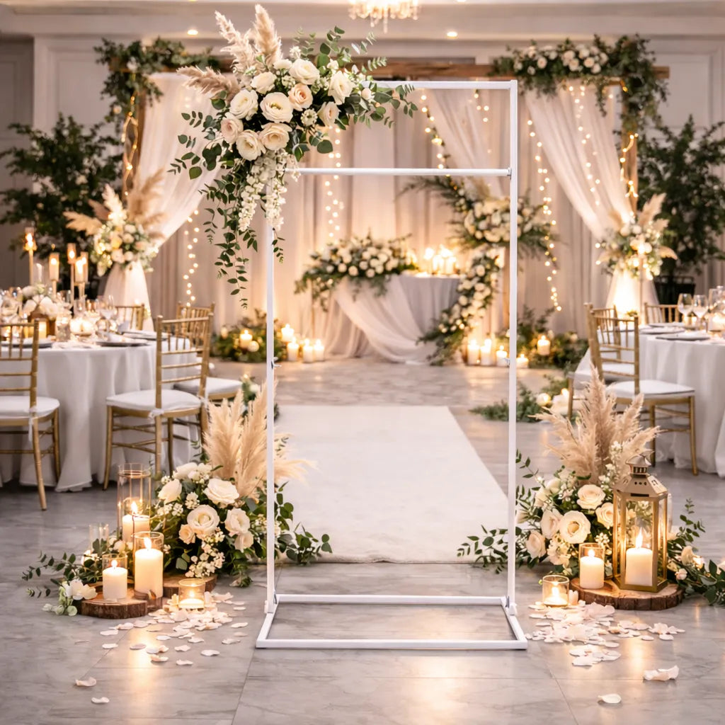 Support Arrière-Plan Mariage Rectangulaire