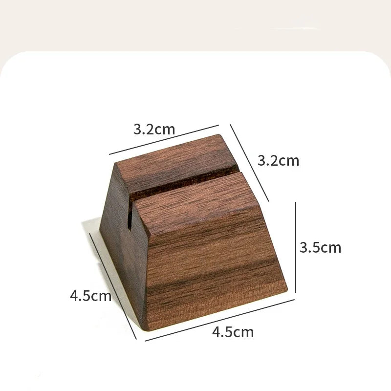 Support Carte Place Design en Bois Chic