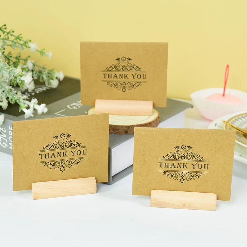 Support Carte Place Elégant en Bois