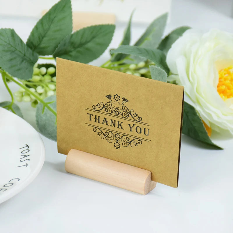 Support Carte Place Elégant en Bois Durable