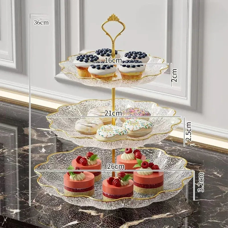 Support Cupcakes Lotus en Plastique Léger