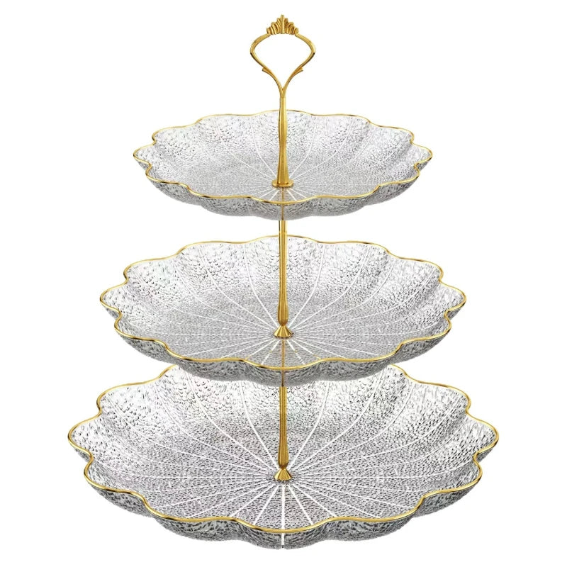 Support Cupcakes Lotus en Plastique Moderne