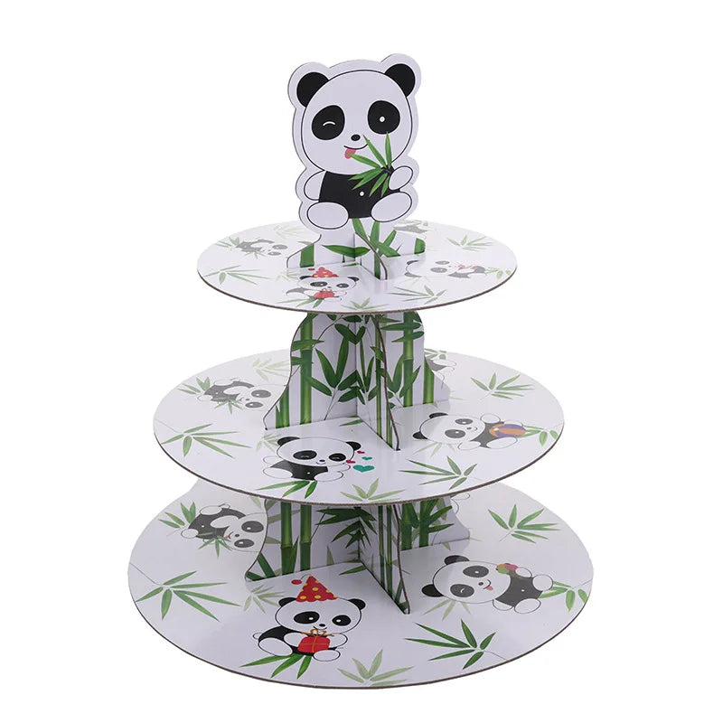 Support à Cupcakes Panda Design