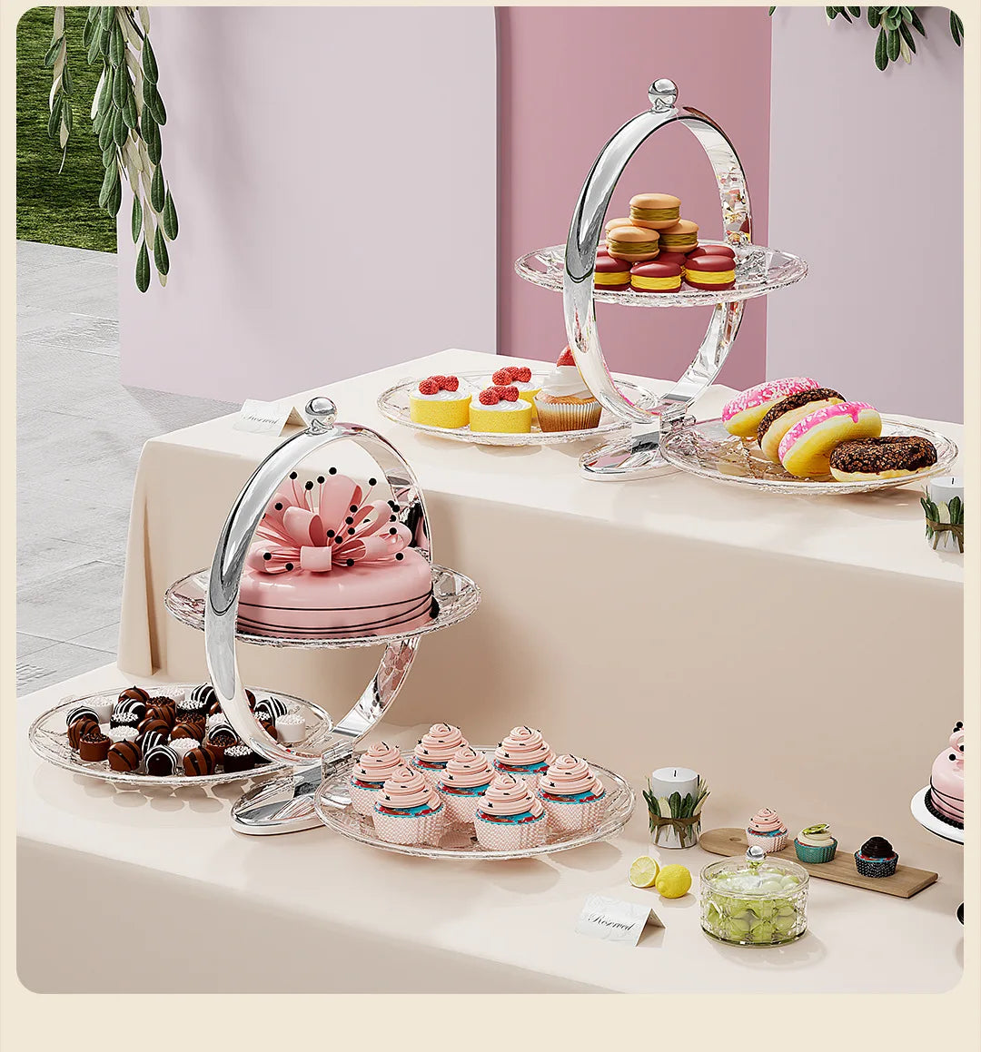Support à Gâteau Raffiné Elégant