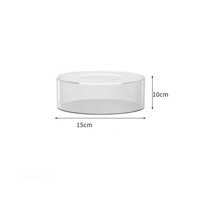 Support à Gâteau Transparent Unique