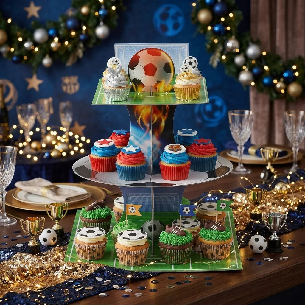 Support Pour Cupcakes Football Unique